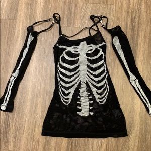 Lip service fishnet top